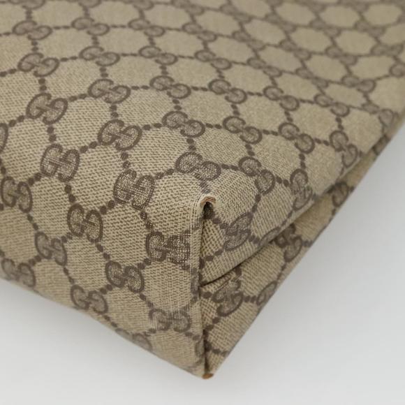 GUCCI GG Supreme Web Sherry Line Bag PVC Beige Green Red 40 02 003 Auth ki5541 - Picture 15 of 16